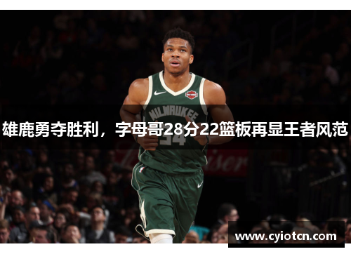雄鹿勇夺胜利，字母哥28分22篮板再显王者风范